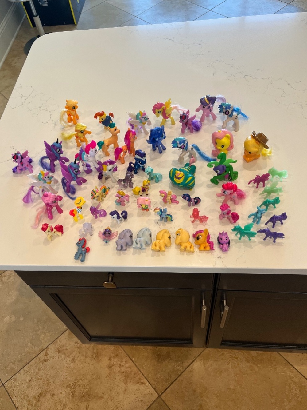 My Little Pony Mini Figure Lot (57 Pieces) Mixed Generations G4 G5 Blind Bag